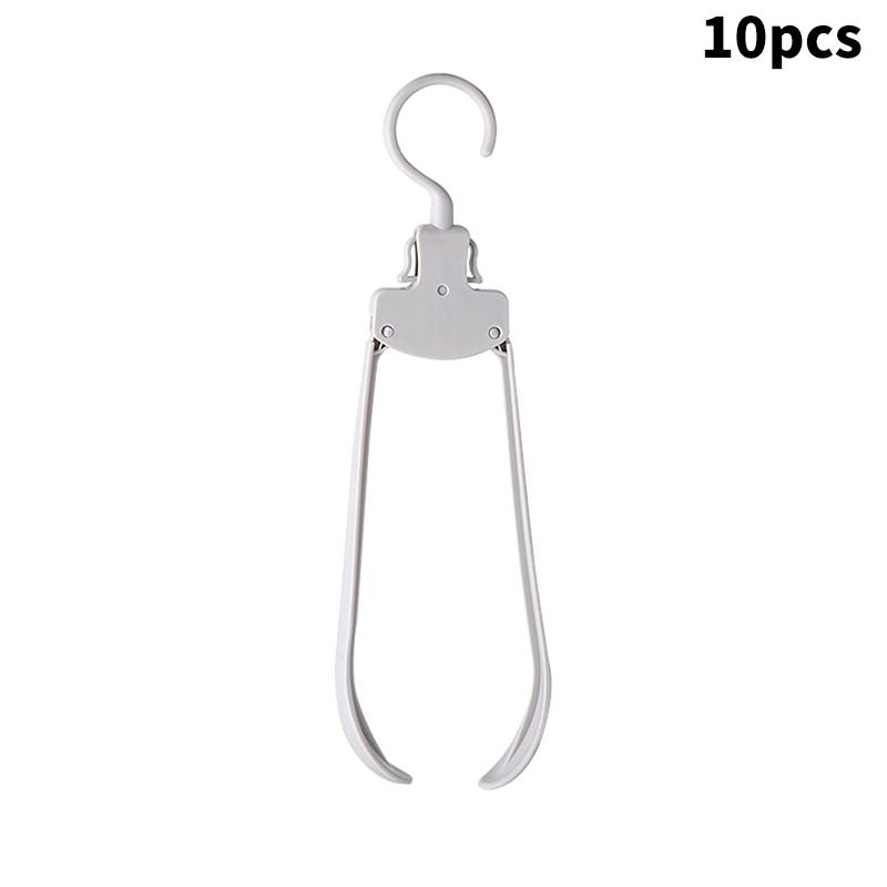 10/5/1Pcs Portable Folding Clothes Hangers Travel Accessories Foldable Clothes Drying Rack For Travel Business Trip Pants