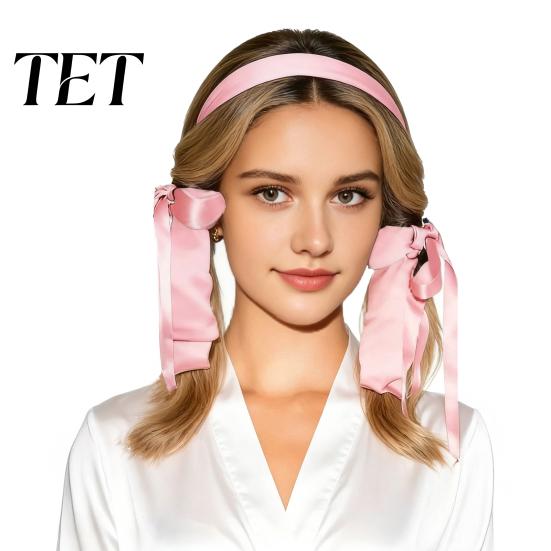 Soft Curling Band No Heat Hair with Comb, Adjustable Drawstring Curler Styling Tool Headband, Women Overnight for Long Thick Silk