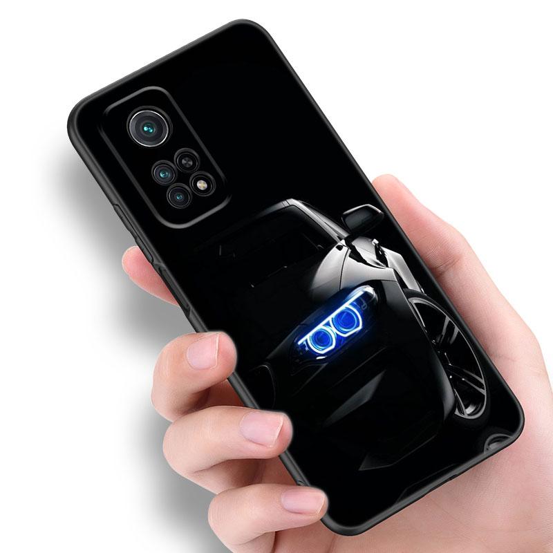 Крутой спортивный автомобильный чехол для телефона для Xiaomi Mi A2 8 9 SE Note 10 10T 11 12 Lite 9T 11T 12S 12T Pro A3 6X 12X мягкий черный чехол из ТПУ