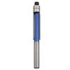 14 Inch Shank Flush Trim Router Bits Cemented Carbide Double Bearings Trimmer for Softwood and
