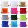 Square Home Decor Car Seat Fur Plush Winter Warm Throw Pillow Cases Cushion Cover