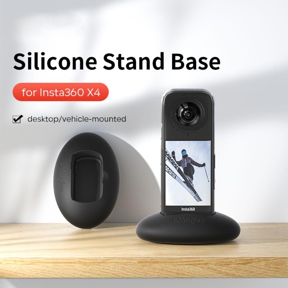 Holder Silicone Car Base Silicone Desktop Holder New Mount Stand for Insta360 X4