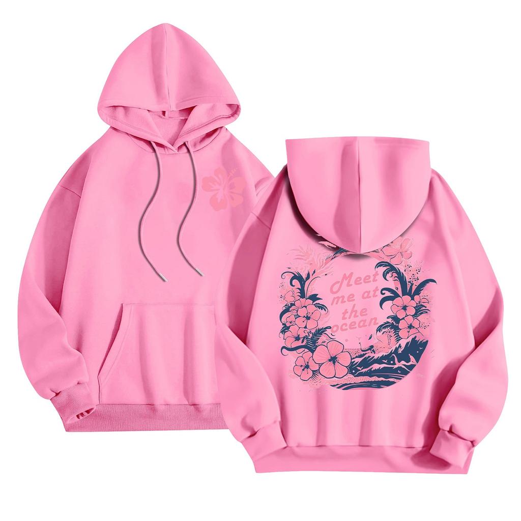 Hooded Sports Tracksuit Unisex Running Outfits Long Sleeve Pullover Hoodies Sweatshirt