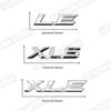 FVEX7 LE XLE XLS Badge Car Head Trunk Body Sticker Decal Emblem Accessories For Toyota Corolla Yaris Camry Auris Rav Metal Car Styling