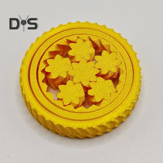 1/5 шт. 3D-печатная игрушка-спиннер для снятия стресса и беспокойства у детей и подростков, для взрослых, с блокирующим механизмом, гироскоп на кончике пальца, портативный, для путешествий, сенсорный спиннинг