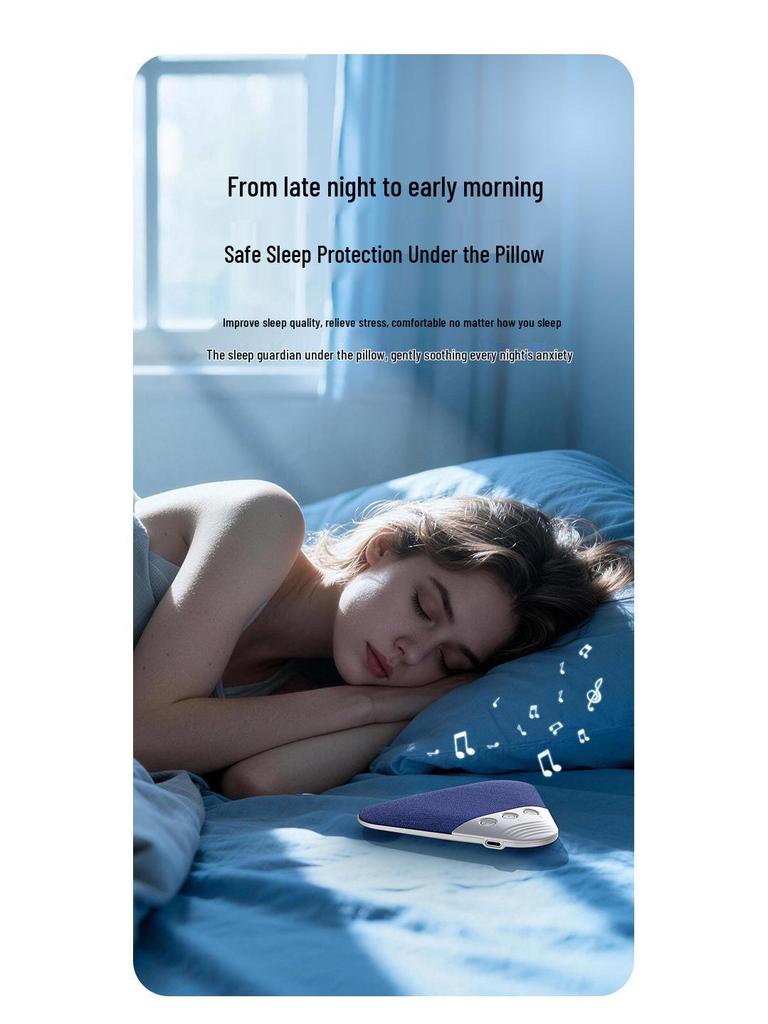2026 Under-Pillow Bluetooth Sleep Speaker with White Noise and High-Quality Sound