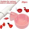 20 Pieces Chicken Waterer PVC Tee Fittings Poultry Connectors Equipment Pipe for