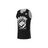 Баскетбольная майка Li Ning Bad Five Basketball Series Quick-Dry Loose Fit Pullover Letter Short Sleeve Basketball Jersey Men Jersey Black-Off-White AAYU113-1