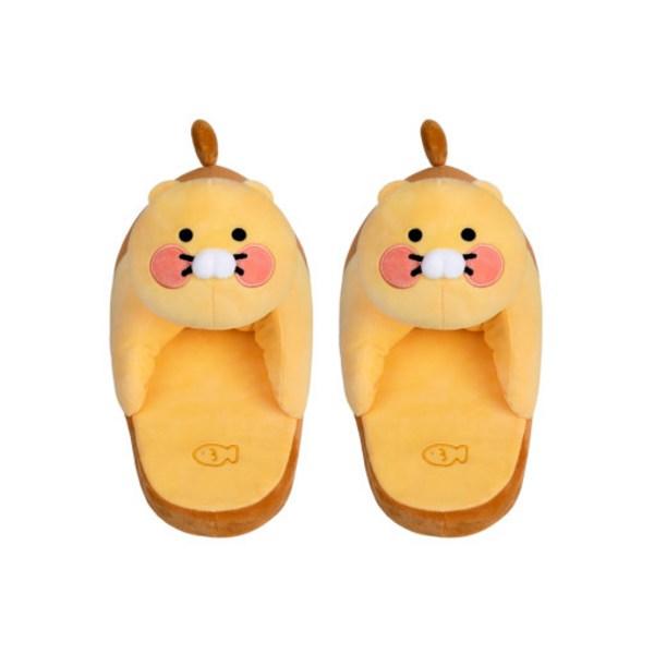 Kakao Friends Весенние тапочки Домашняя обувь Зимние меховые межэтажные шумоизоляционные мягкие пушистые офисные школьные холодостойкие тапочки Kakao Лучший персонаж в Корее