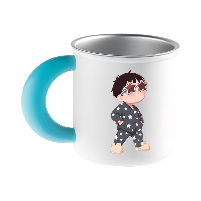 Daisy Leaf Stainless Steel Mouthwash Cup