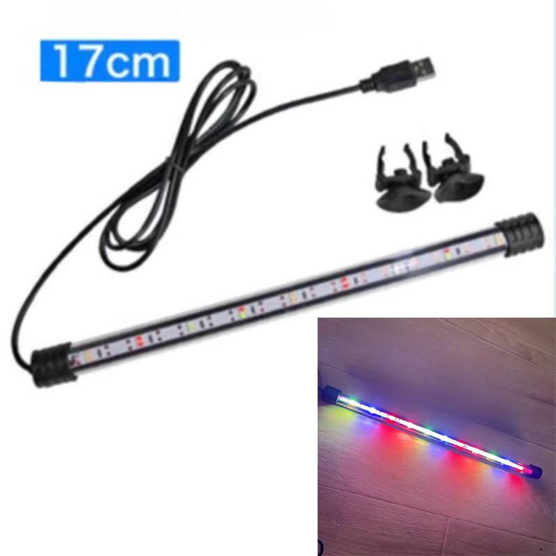 Aquarium Submersible LED Lighting USB Waterproof Mood Lamp for Fish Tank Home Decor Underwater Ambience
