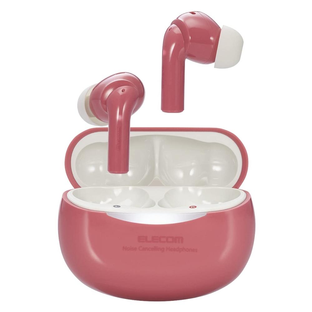 ELECOM Wireless Earphones Bluetooth 5.2 Noise Canceling Compatible AAC Compatible Lightweight Completely Wireless Earplug Mode External Sound Mode Pin