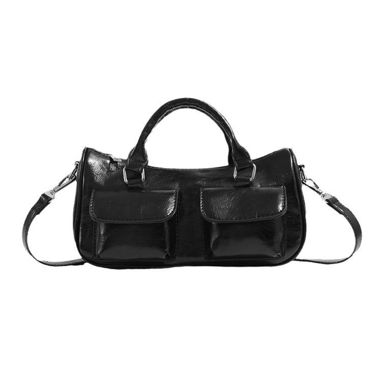 Сумка для боулинга большой вместимости 2024 Новая осенне-зимняя сумка-тоут Высококлассная повседневная универсальная сумка через плечо