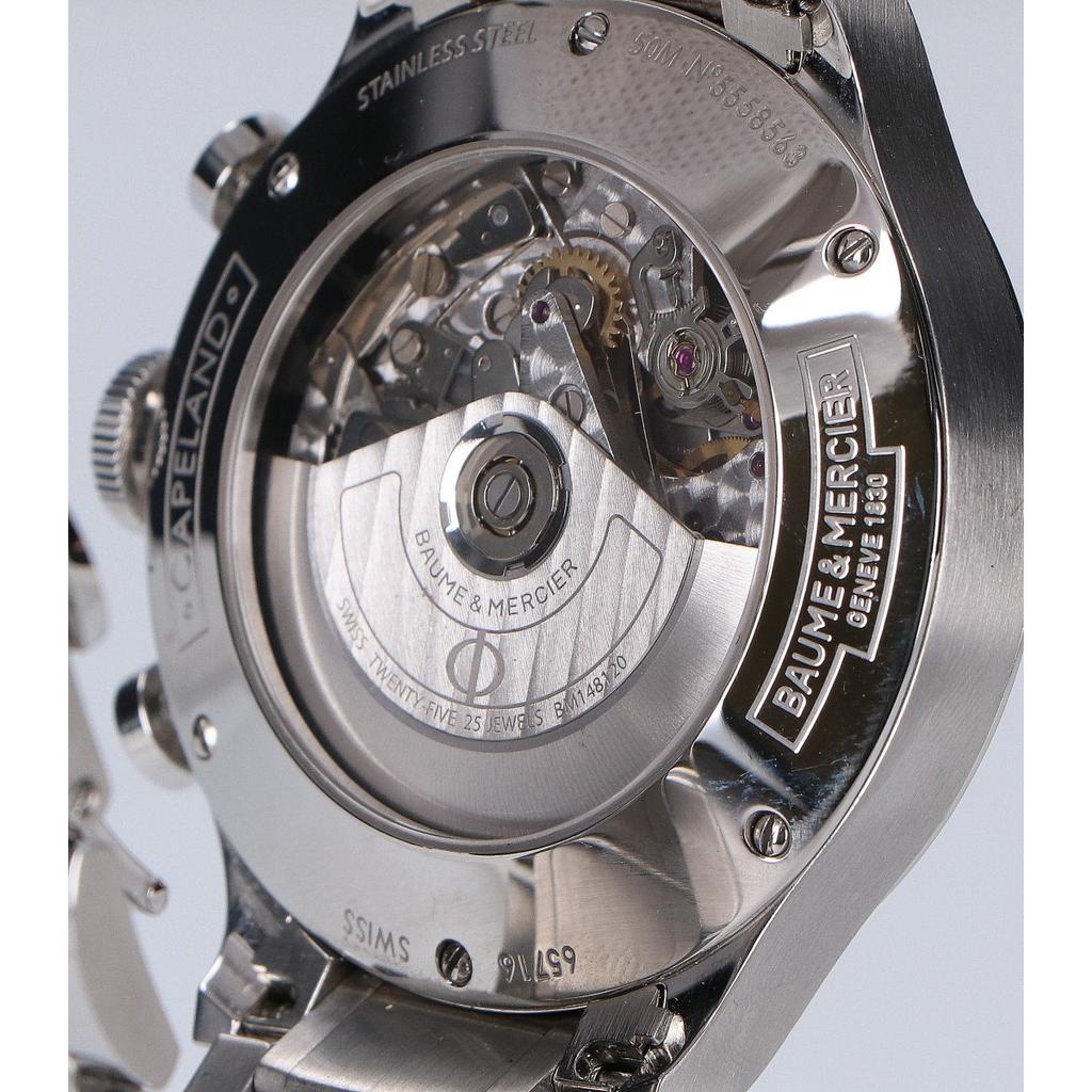 Baume&Mercier Отличное состояние M0A10066 Capeland Хронограф Механические Автоматические Часы Б/У