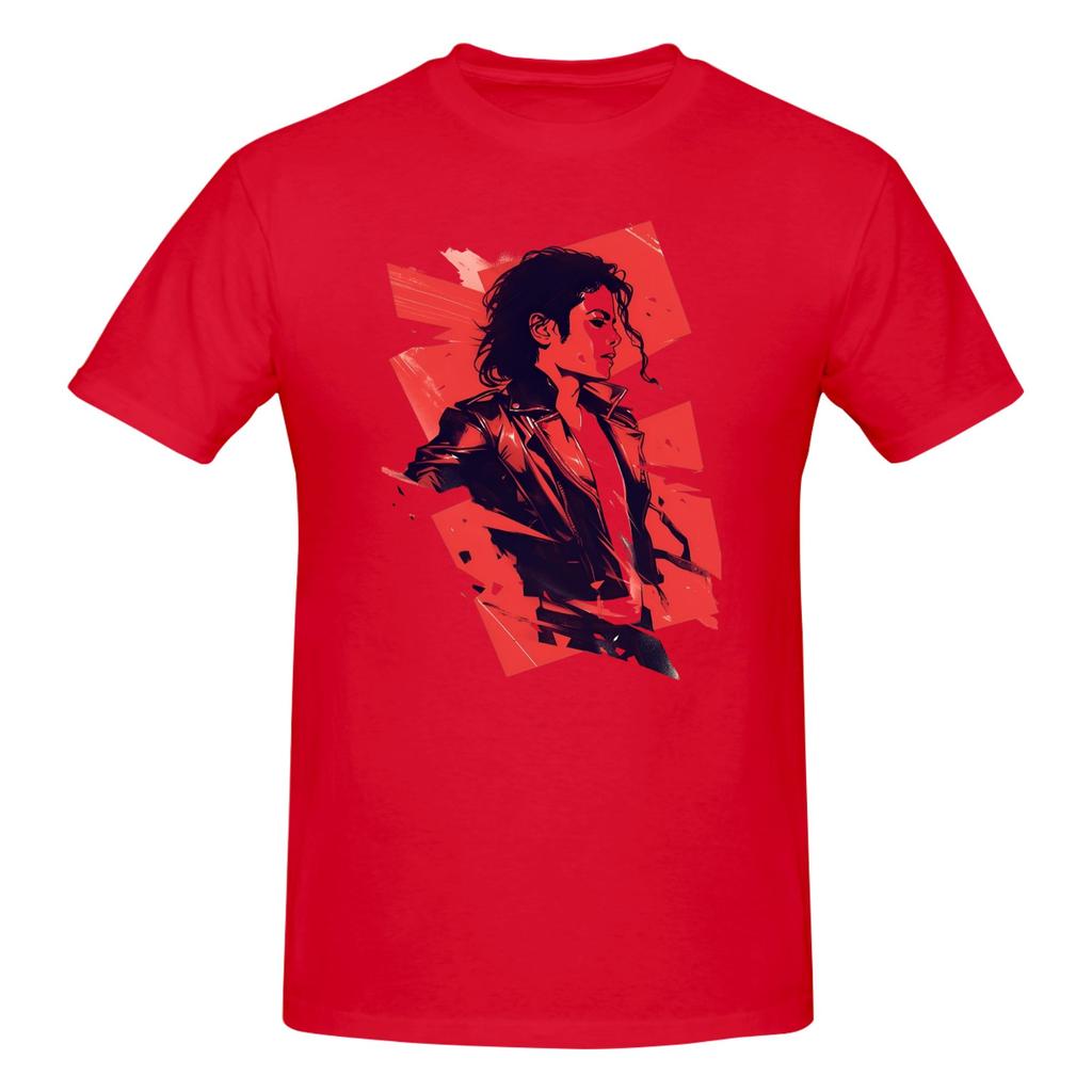 Piece Thriller Funny  Cotton TShirt King Of Pop MMichael Tees Tops For Unisex