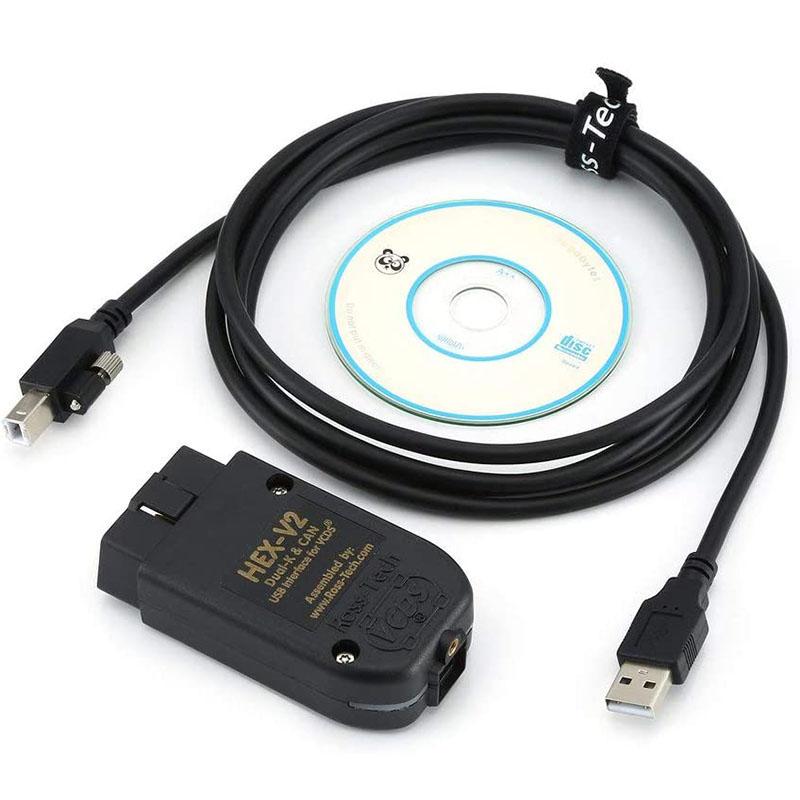 vcfpw6 for VCDS Vag Com Hex V2 24.7 V25.3 Vagcom Interface Cable obd2 Scanner Diagnostic Tool Aodi Skoda VW Car 2025 full original