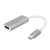USB 3.1 Type C Адаптер Type C на HDMI Видеоконвертер для ТВ для ПК Ноутбука Компьютера Мобильного Телефона Серебристо-серый