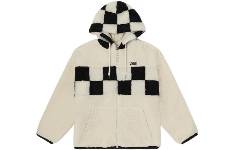 Men's Vans Jackets Unisex Vintage White Hooded (Non-detachable) Moderate