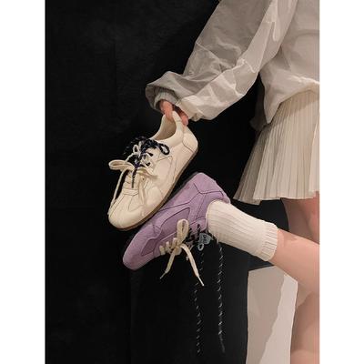 Туфли в стиле балета в стиле ретро, подходящие по цвету кроссовки Forrest Gump для женщин 2025 года, новые модные универсальные туфли для маленьких ног, для отдыха, спорта, моральной подготовки