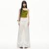 Linen Tencel Wide Waist Head Foldable Relaxation Wide Leg Casual Pants for Women