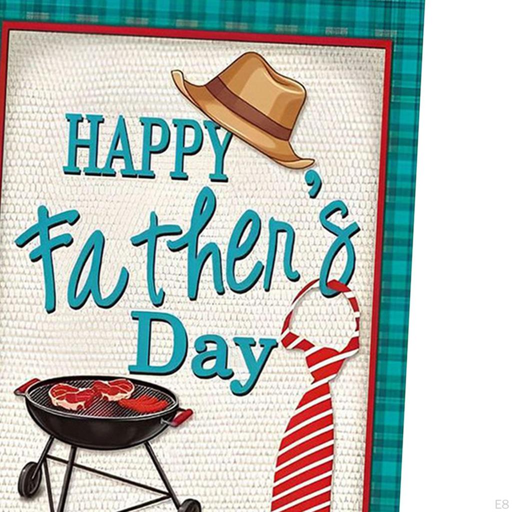 Двусторонний баннер с Днем отца, садовый флаг, дома, настенный приветственный двор, подарок для папы для любовника