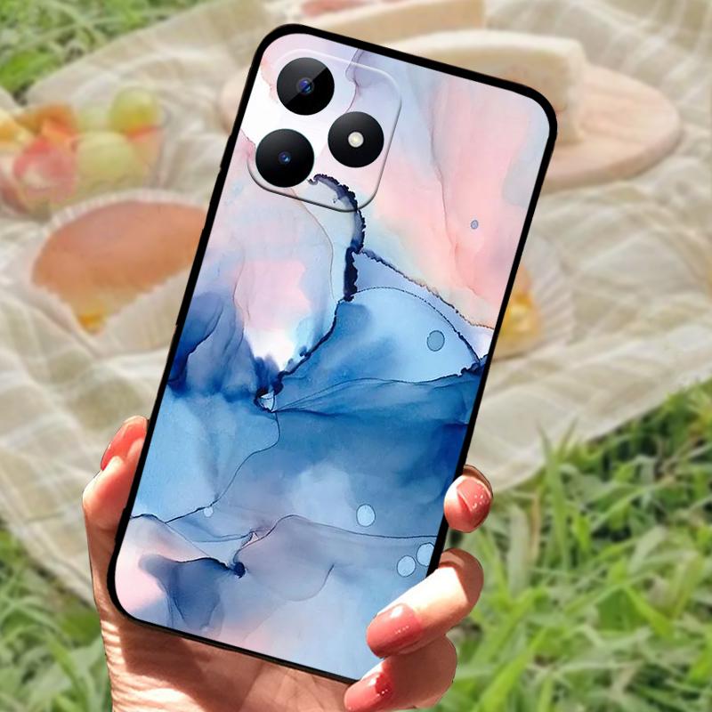 Чехол для Realme Note 50 Модный Крутой Мягкий Силиконовый Чехол для Телефона Narzo N53 Защитные Fundas для OPPO Realme C51 4G C53 ТПУ Бампер