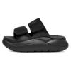 Classic Round Toe Slide Sandals Women Footwear Black 1152689-BLK