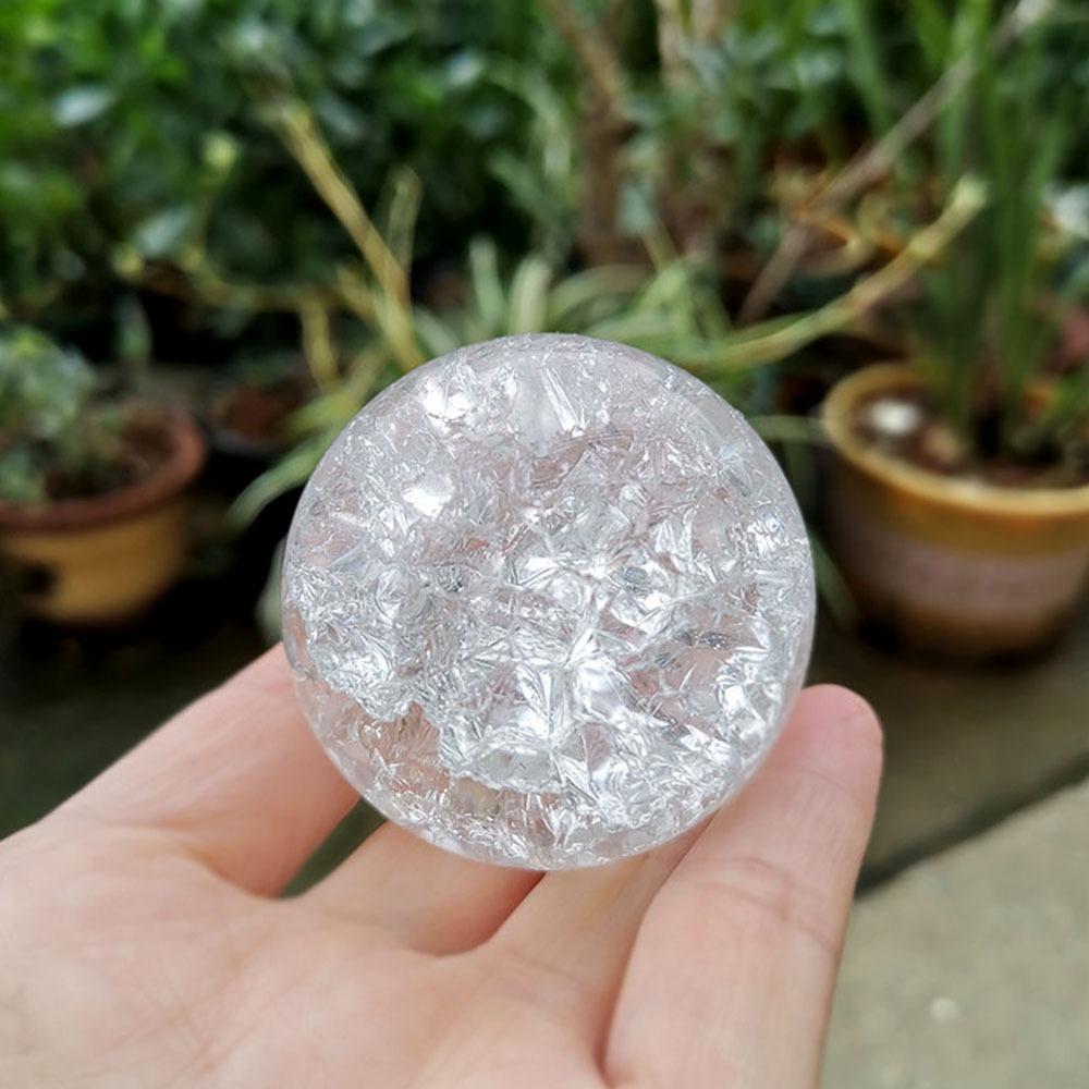 Transparent Handicraft Feng Shui Decorative DIY Crystal Ball Magic Sphere Glass Marble Ornament