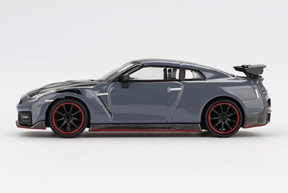 MINI GT Scale Nissan Nismo 2024 NISMO Stealth Gray Finished Product 1/64 GT-R (Left-Hand Drive) MGT00868-BL