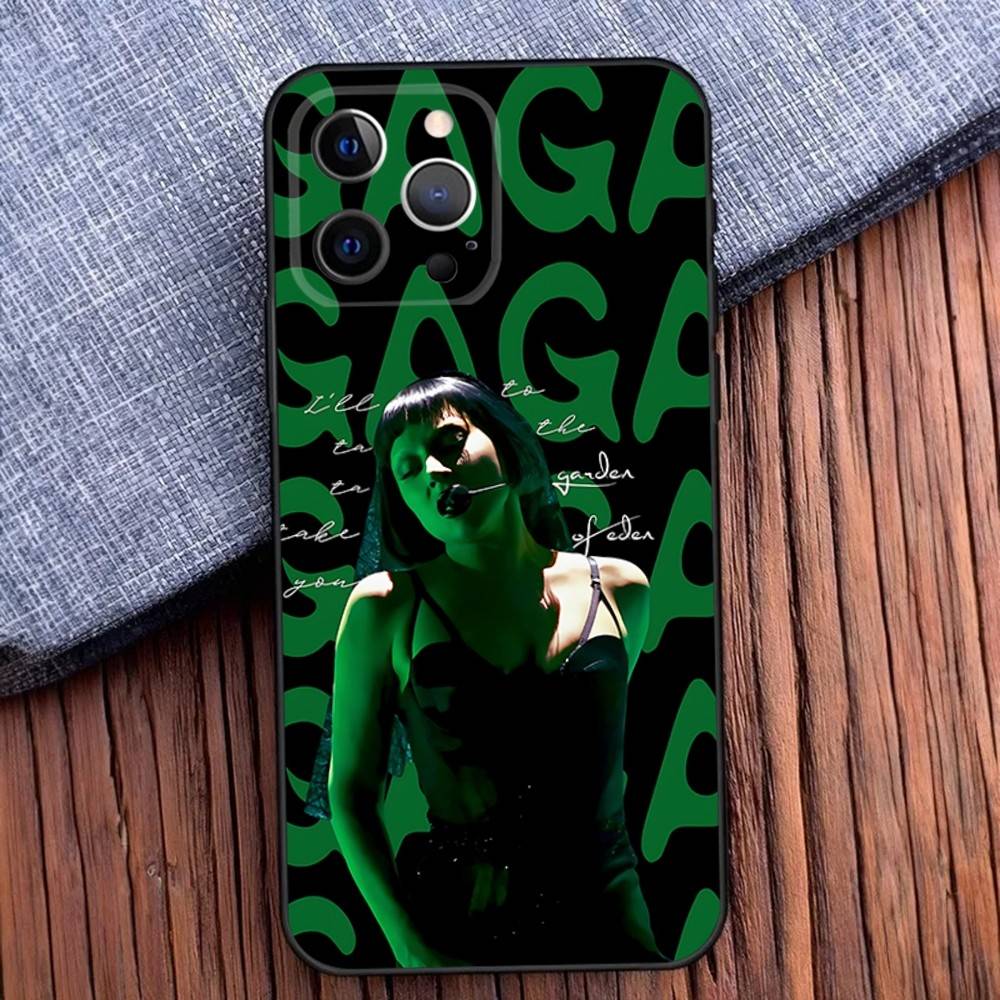 Mayhem L-Ladys G-Gaga Phone Case For iPhone 16,15,14,13,12,11,Pro,X,XS,Max,XR,Plus,Mini Black Soft Silicone Case