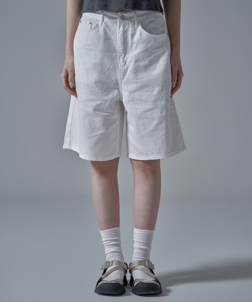 WAARFORWOMAN W1134 Cotton Shorts_White