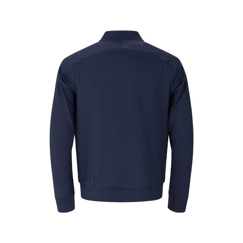Men's ASICS Jackets Men's Dark Blue Stand Collar Moderate Other