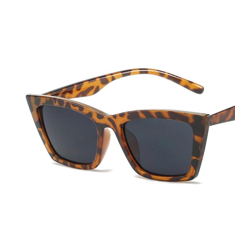 INS Vintage Cat Eye Солнцезащитные очки женские квадратные маленькие солнцезащитные очки женские брендовые дизайнерские ретро-очки модные Oculos De Sol