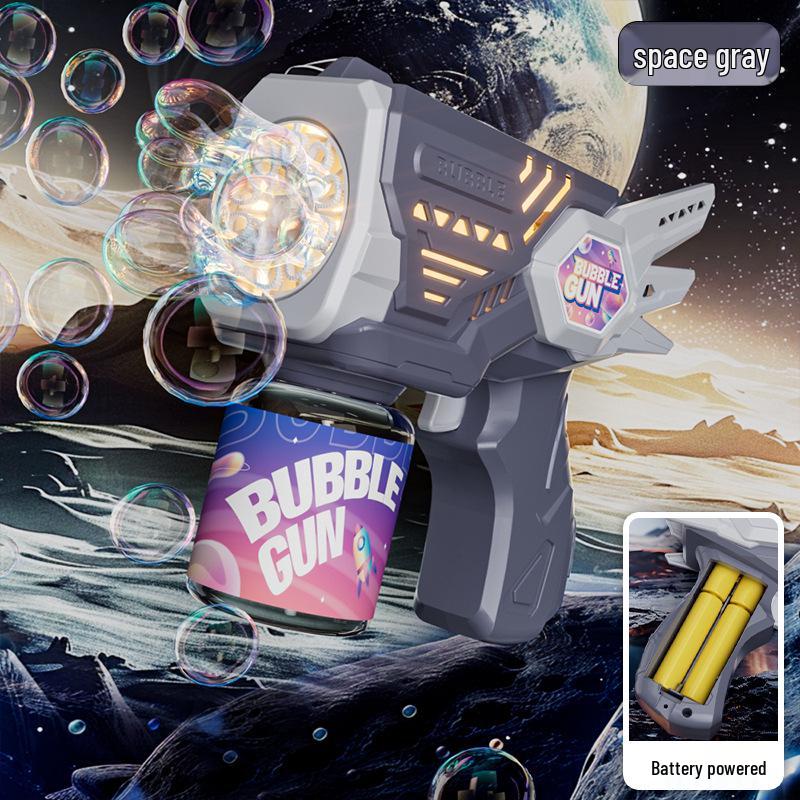 Unicorn Electric Bubble Maker: Kids' Automatic Light-Up Bubble Gun Gift