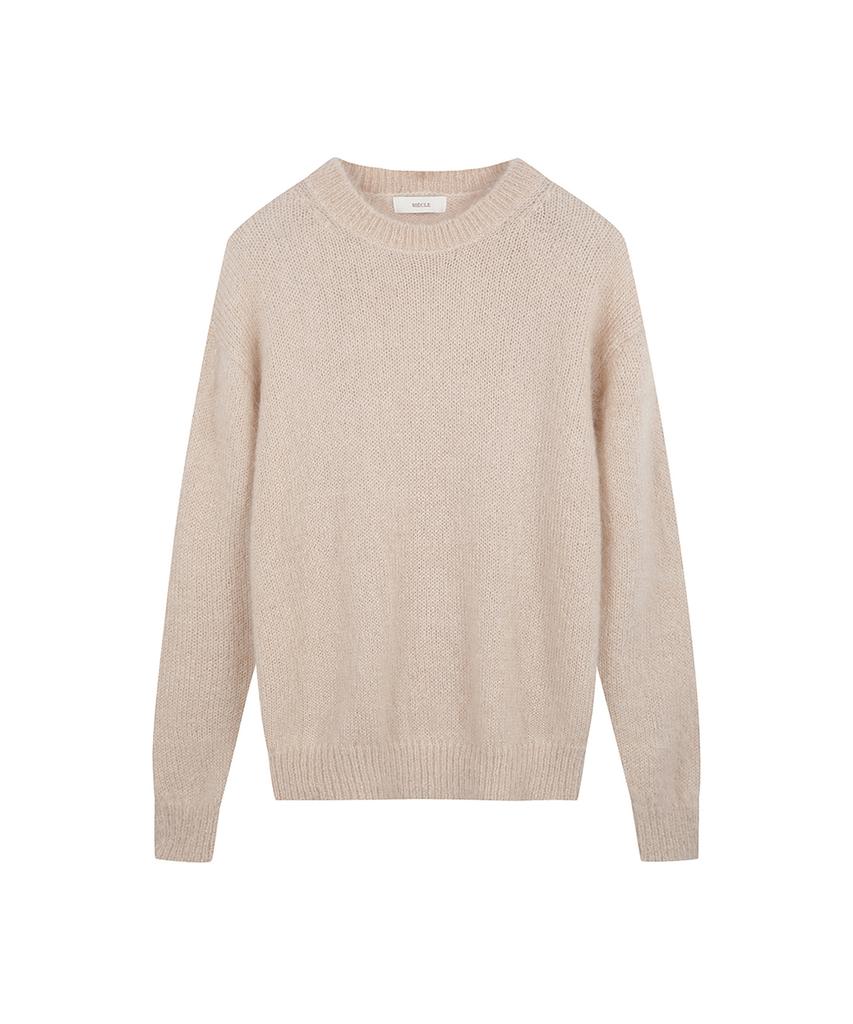 SIECLE Mohair Round Knit (Beige)