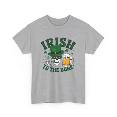 Beer Drinking T-Shirt | Funny Beer Shirt | T-Shirt Patricks Day Irish Skeleton Unisex T-Shirt