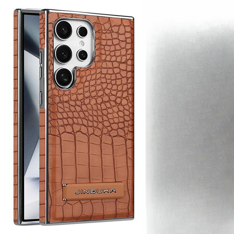Подходит для чехла для мобильного телефона Samsung S24ultra, узор крокодила, магнитный абсорбер, Samsung с полной защитой S25u, подставка 23u, мужской кожаный чехол