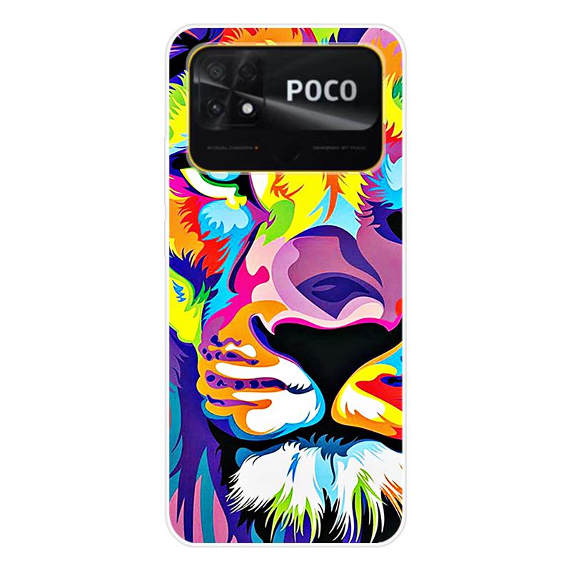 Для Xiaomi Poco C40 C 40 Чехол Мягкая силиконовая задняя крышка Мультяшный чехол для телефона Разнообразие