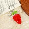 Artificial Crocheted Fruit Keychains Decorative Bags Pendants Gift Accessories