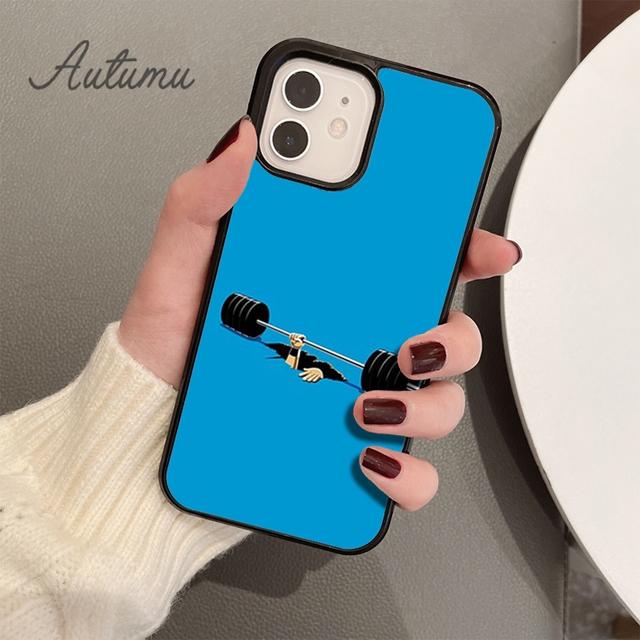 Чехол для телефона для бодибилдинга для iPhone 11 12 13 14 Pro Max mini X XR XS SE 2020 5 6S 7 8 Plus Samsung Galaxy S21 S22 Крышка-накладка