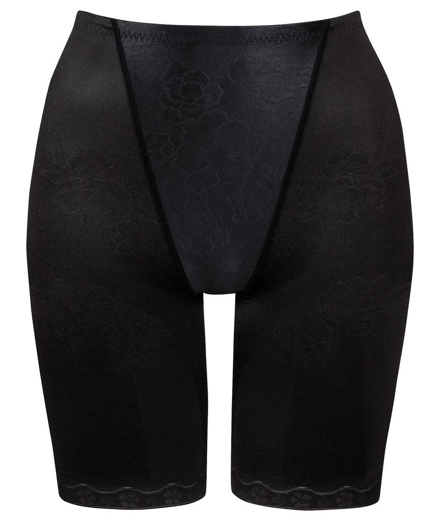 Creates a Defined Hip Line and Comfortably Holds In the Long Size 76 Wing/Wacoal Girdle Rounded, Tummy. [Cut-Up Pants] Length, KQ0745, Women's,