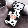 Роскошный чехол для телефона с принтом коровьей шкуры для iPhone 17 16 15 Pro Max Air 14 13 12 11 Plus Ударопрочный чехол Capa