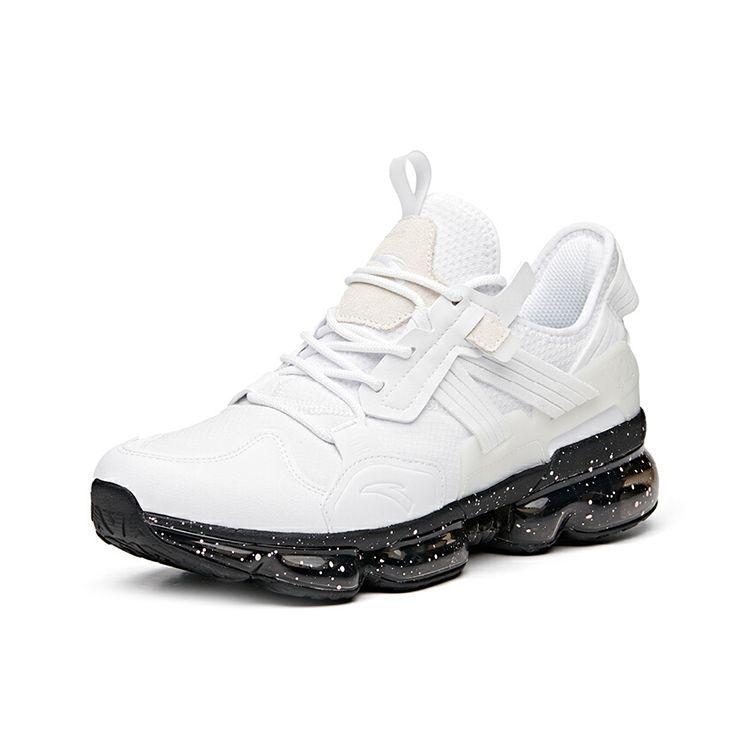 Anta Full Air Cushion Mesh Low Top Running Shoes Men Sneakers White 912035556-12