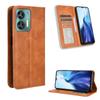 Флип-чехол для Oukitel C37/C38/C36/C35 кожаный чехол [Flip Vintage Leather] ударопрочный прочный ретро-чехол для телефона