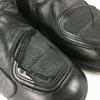 DAINESE Кожаные мотоциклетные ботинки для езды Размер 41 (приблизительно. 25.526.0см) Черная защита голени/лодыжки на молнии сбоку для велосипеда(ИСПОЛЬЗОВАЛ)