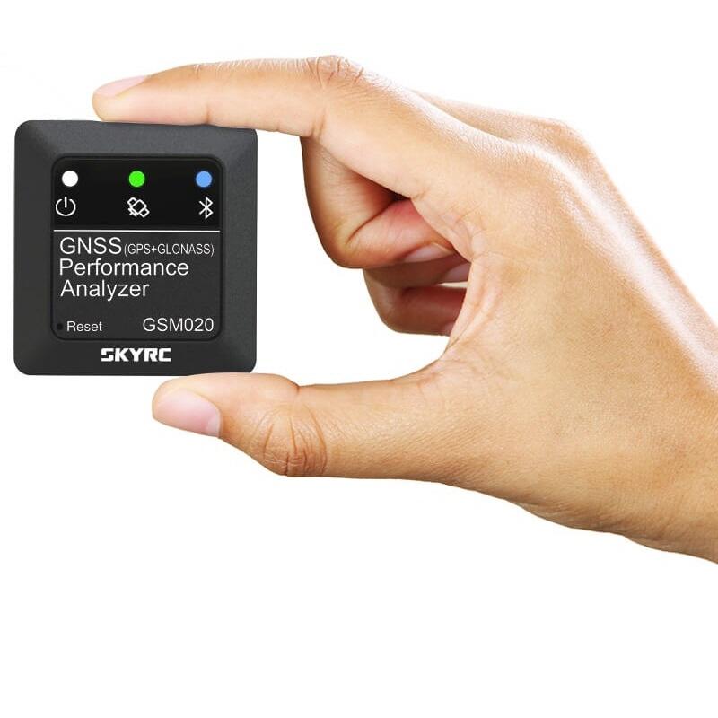 SKYRC GSM020 Анализатор производительности GNSS Питание Bluetooth Приложение GPS Измеритель скорости для RC Автомобиля Вертолета FPV Дрона