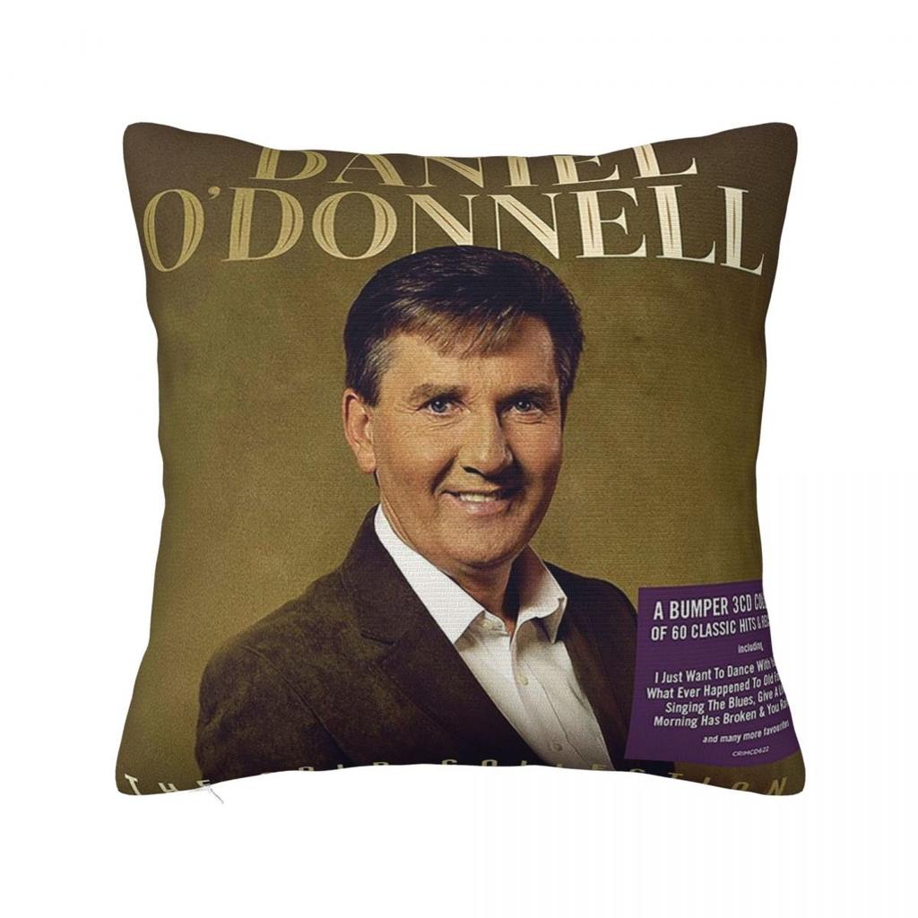 Daniel ODonnell Gold Collection Square Pillowcase Pillow Cover Polyester Cushion Decor Comfort Throw Pillow for Home Car
