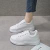 Весенне-осенняя мода, новые дышащие повседневные женские спортивные туфли из искусственной кожи, удобные кроссовки с круглым носком на плоской подошве, НЕТ:Д502