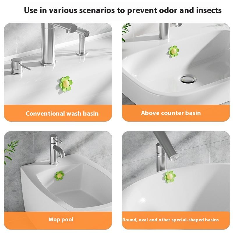 5 шт. Силиконовое кольцо перелива для ванной в форме цветка, для раковины, кухонной мойки, умывальника, сливное уплотнение, заглушка, крышка слива для ванны