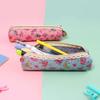 Large Capacity Small Flower Pencil Case Canvas Storage Bag Cute Lace Pencil Bags